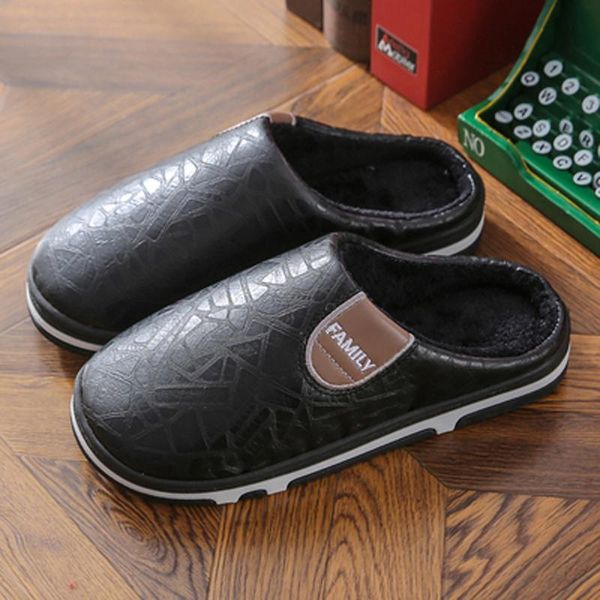 slippers 2021 pu leather bedroom winter women platform slides plush furry soft shoes comfort flat non -slip floor flip flops, Black
slippers 2021 pu leather bedroom winter women platform slides plush furry soft shoes comfort flat non -slip floor flip flops, Black