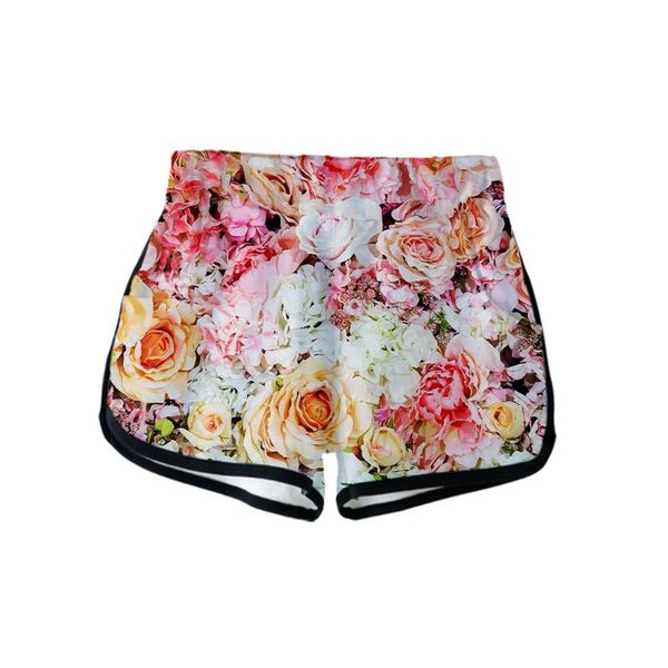 women's shorts 2021 colorful flowers rose flower chrysanthemum sunflower 3d print summer women casual cute girl pants, White;black
women's shorts 2021 colorful flowers rose flower chrysanthemum sunflower 3d print summer women casual cute girl pants, White;black
