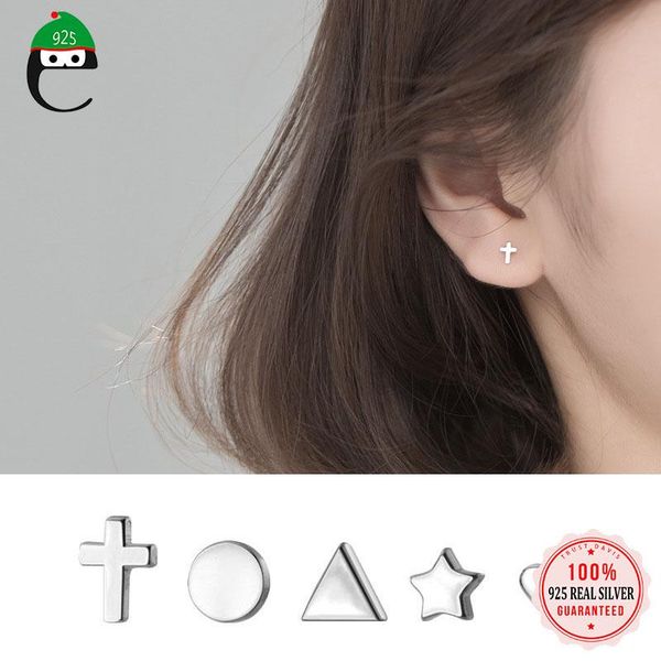 stud elfoplatasi real 925 sterling silver fashion mini cross heart triangle star earring for women wedding fine jewelry dd964, Golden;silver
stud elfoplatasi real 925 sterling silver fashion mini cross heart triangle star earring for women wedding fine jewelry dd964, Golden;silver