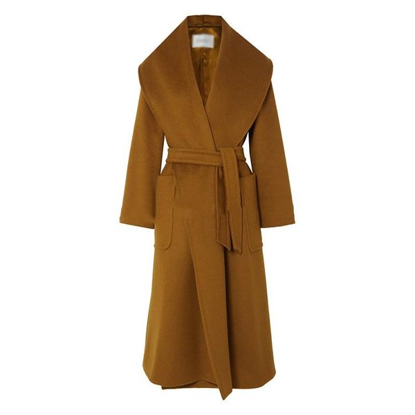 women's wool & blends abrigos para mujer 2021 autumn winter fashion woolen coat womens lapel long sleeve lacing thick warm high street, Black
women's wool & blends abrigos para mujer 2021 autumn winter fashion woolen coat womens lapel long sleeve lacing thick warm high street, Black