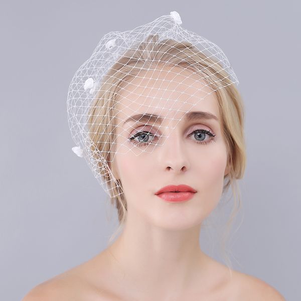 o917 simple blusher wedding bridal veil netting handmade satin-appliques marriage party bride headdress, Black
o917 simple blusher wedding bridal veil netting handmade satin-appliques marriage party bride headdress, Black