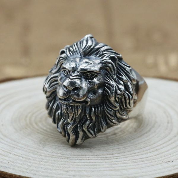 cluster rings authentic 925 silver men's jewelry domineering lion opening adjustable size ring retro exaggerated gift, Golden;silver
cluster rings authentic 925 silver men's jewelry domineering lion opening adjustable size ring retro exaggerated gift, Golden;silver
