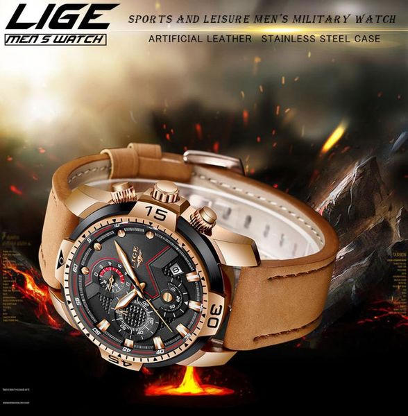 wristwatches lige 9923 mens luxury business multifunctional leather watch fashion waterproof quartz casual sports male, Slivery;brown
wristwatches lige 9923 mens luxury business multifunctional leather watch fashion waterproof quartz casual sports male, Slivery;brown