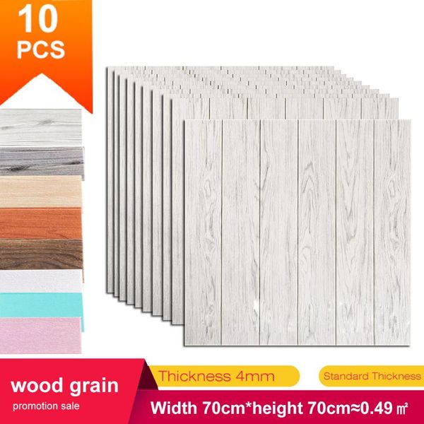 3d wood grain stickers self-adhesive wall panel 10pcs home decoration living room for kids baby rooms bedroom sticker wallpapers
3d wood grain stickers self-adhesive wall panel 10pcs home decoration living room for kids baby rooms bedroom sticker wallpapers