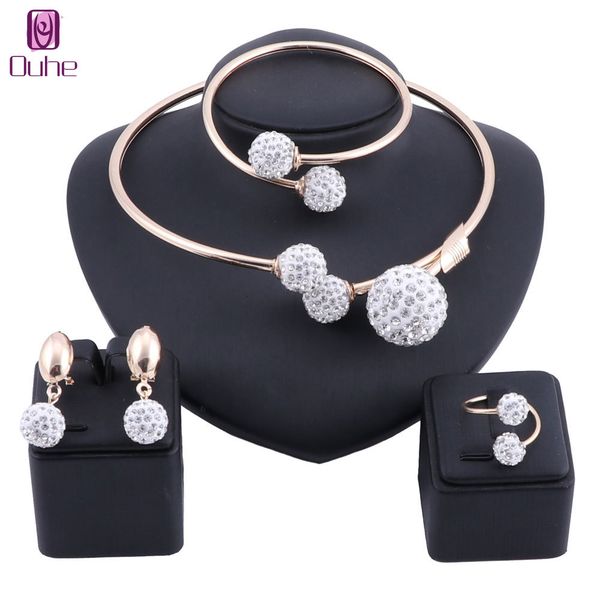 jewelry sets exquisite dubai gold/silver color crystal nigerian wedding woman accessories african beads costume, Black
jewelry sets exquisite dubai gold/silver color crystal nigerian wedding woman accessories african beads costume, Black