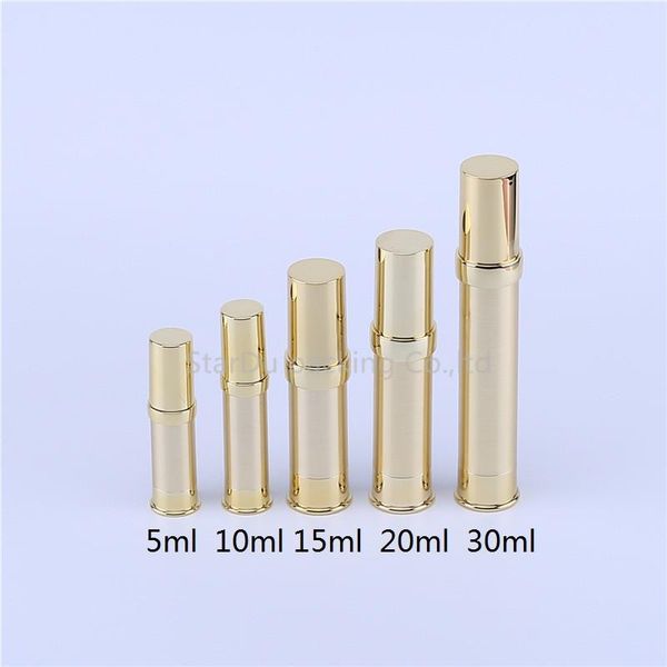 6pcs empty airless gold bottle cosmetic plastic pump container travel tool cream holder container 5ml 10ml 15ml 20ml 30ml
6pcs empty airless gold bottle cosmetic plastic pump container travel tool cream holder container 5ml 10ml 15ml 20ml 30ml