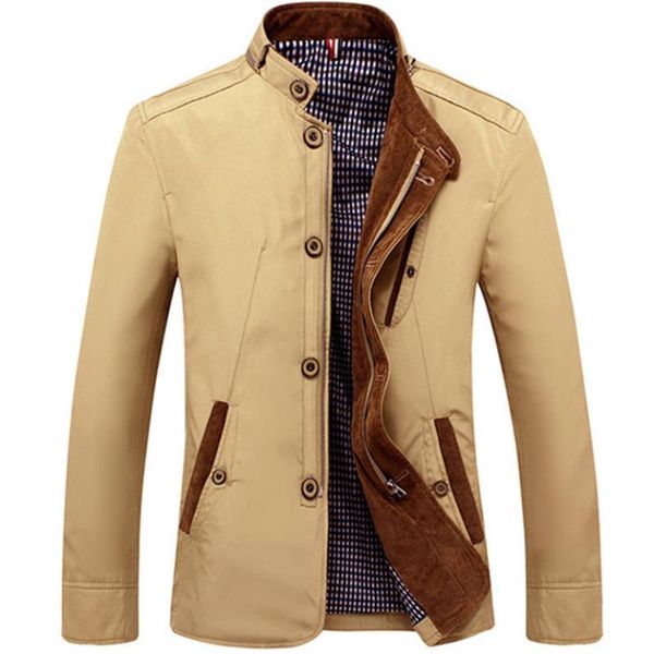 men's jackets in spring and autumn fashion slim jacket business casual outdoor wear, Black;brown
men's jackets in spring and autumn fashion slim jacket business casual outdoor wear, Black;brown