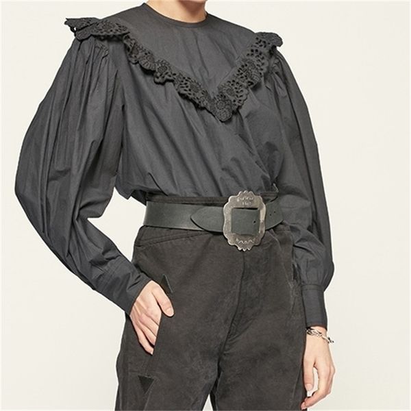 2021 autumn and winter new loose silhouette design sleeve shirt women ux2p, White
2021 autumn and winter new loose silhouette design sleeve shirt women ux2p, White