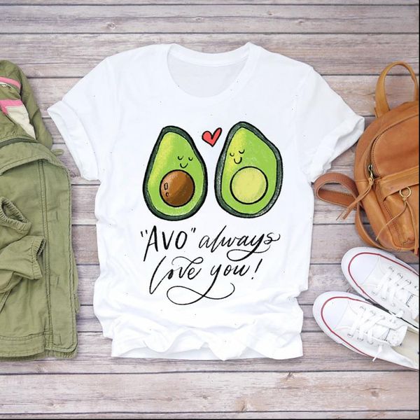 women cartoon avocado fruit love romantic cute 90s print lady t shirts womens graphic t shirt ladies tee t shirt, White
women cartoon avocado fruit love romantic cute 90s print lady t shirts womens graphic t shirt ladies tee t shirt, White