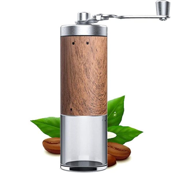 electric coffee grinders portable wood grain handmanual grinder silverstainless steel bean burr mill hand crank for grinding beans
electric coffee grinders portable wood grain handmanual grinder silverstainless steel bean burr mill hand crank for grinding beans