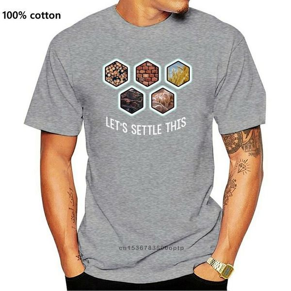 men's t-shirts let s settle th is settlers of catan t shirt designing tee o neck trend sunlight funny casual spring family, White;black
men's t-shirts let s settle th is settlers of catan t shirt designing tee o neck trend sunlight funny casual spring family, White;black