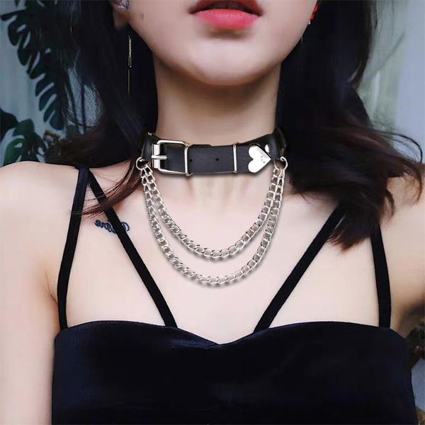 chokers fashion goth cosplay harajuku punk rock gothic necklace pu leather adjustable heart round collar choker accessorie, Golden;silver
chokers fashion goth cosplay harajuku punk rock gothic necklace pu leather adjustable heart round collar choker accessorie, Golden;silver