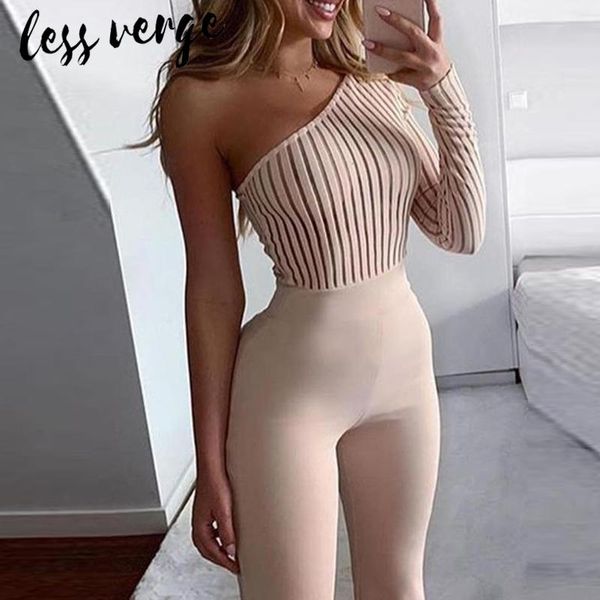 women's jumpsuits & rompers lessverge one shoulder knitted bodycon jumpsuit romper women black fitness long playsuit female autumn wint, Black;white
women's jumpsuits & rompers lessverge one shoulder knitted bodycon jumpsuit romper women black fitness long playsuit female autumn wint, Black;white