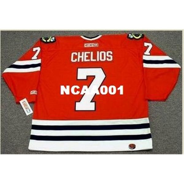 001s #7 chris chelios chicago blackhawks 1996 ccm away hockey jersey or custom any name or number retro jersey, Black
001s #7 chris chelios chicago blackhawks 1996 ccm away hockey jersey or custom any name or number retro jersey, Black