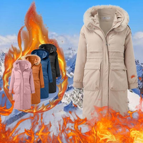 women's wool & blends ostrich coats warm coat jacket outwear woman clothing hooded zipper overcoats female overcoat, Black
women's wool & blends ostrich coats warm coat jacket outwear woman clothing hooded zipper overcoats female overcoat, Black
