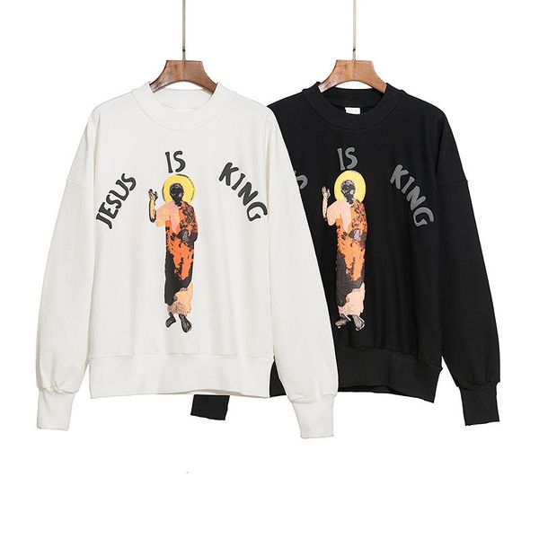 fashion kanye jesus high collar plush versatile foam printed men's and women's uniform, Black
fashion kanye jesus high collar plush versatile foam printed men's and women's uniform, Black