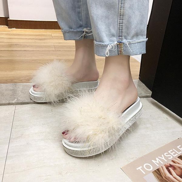 slippers llogai womens shoes fur women home furry flat sandals female cute fluffy house rhinestone zapatillas mujer, Black
slippers llogai womens shoes fur women home furry flat sandals female cute fluffy house rhinestone zapatillas mujer, Black