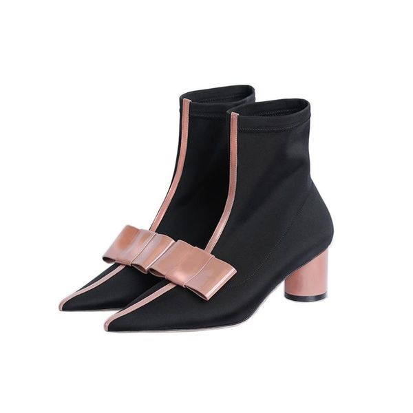 boots 2021 fashion spring autumn shoes woman pointed toe round heels bowknot ankle strap med women black short
boots 2021 fashion spring autumn shoes woman pointed toe round heels bowknot ankle strap med women black short