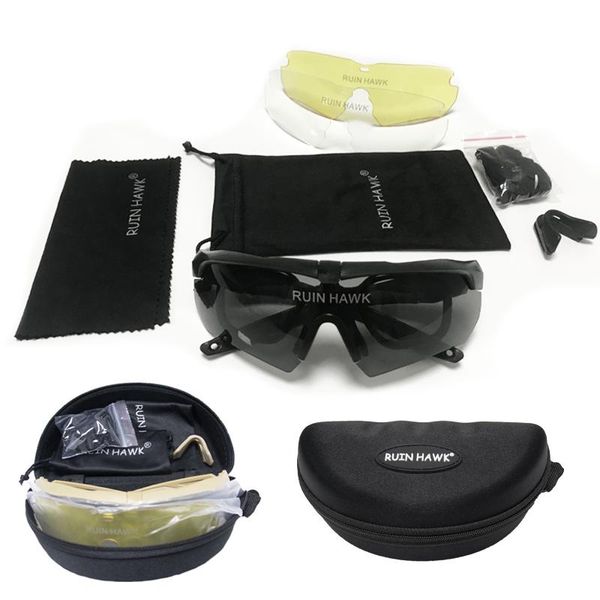 outdoor eyewear black / tan military tactical goggles shooting glasses windproof sunglasses hiking mountaineering 3 lenses
outdoor eyewear black / tan military tactical goggles shooting glasses windproof sunglasses hiking mountaineering 3 lenses