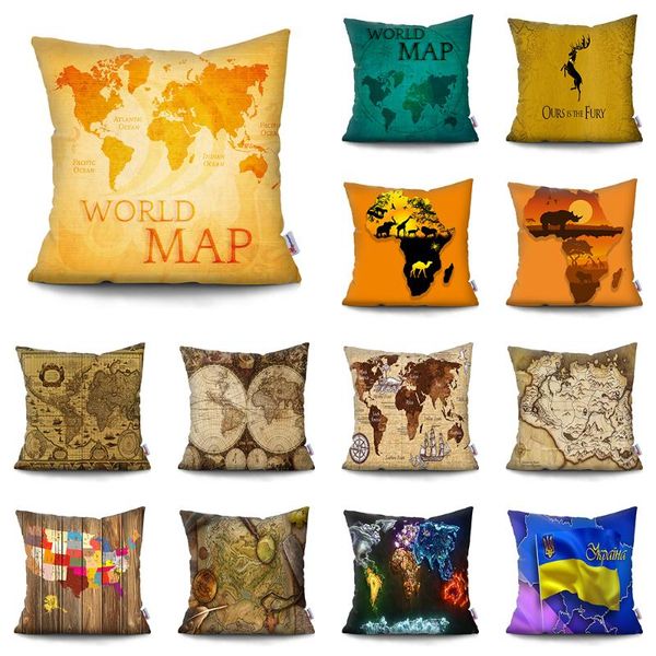 cushion/decorative pillow super soft short plush cushion cover vintage old map print throw pillowcase car sofa home decor case housse de cou
cushion/decorative pillow super soft short plush cushion cover vintage old map print throw pillowcase car sofa home decor case housse de cou