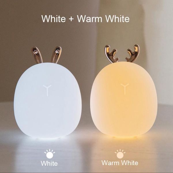 party decoration deer led night light silicone animal cartoon dimmable lamp usb rechargeable for children kids baby gift bedside bedr
party decoration deer led night light silicone animal cartoon dimmable lamp usb rechargeable for children kids baby gift bedside bedr