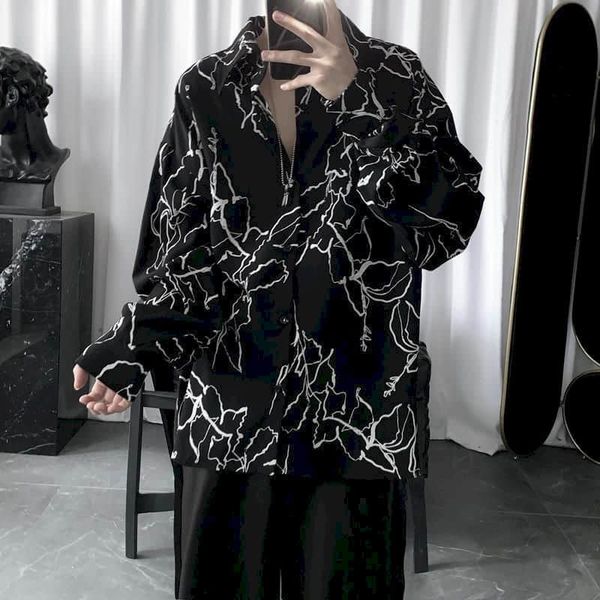 men's casual shirts long sleeve shirt spring and fall, korean version of harajuku bf wind, retro, dark loose, hip-hop, men women, coupl, White;black
men's casual shirts long sleeve shirt spring and fall, korean version of harajuku bf wind, retro, dark loose, hip-hop, men women, coupl, White;black