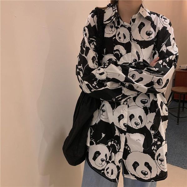 women's blouses & shirts chic temperament retro black and white cotton shirt long-sleeved pattern female korean harajuku clothes for w
women's blouses & shirts chic temperament retro black and white cotton shirt long-sleeved pattern female korean harajuku clothes for w