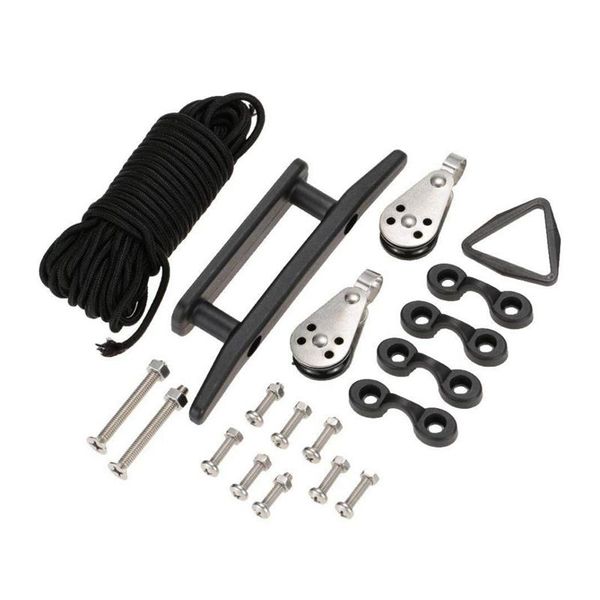1 set kit kayaking accessories system pulley cleat pad eyes 4 * pad eyes 8 * short screws small nuts 2 long screws
1 set kit kayaking accessories system pulley cleat pad eyes 4 * pad eyes 8 * short screws small nuts 2 long screws