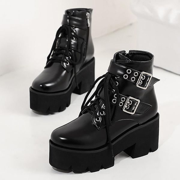 boots 2021 women chunky thick platform winter plush combat ankle lady booties lolita gothic 7cm high heels shoes, Black
boots 2021 women chunky thick platform winter plush combat ankle lady booties lolita gothic 7cm high heels shoes, Black