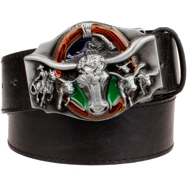 2021 new men's western west cowboy bull head cow leather metal buckle hip hop belt men gift f0d8, Black;brown
2021 new men's western west cowboy bull head cow leather metal buckle hip hop belt men gift f0d8, Black;brown