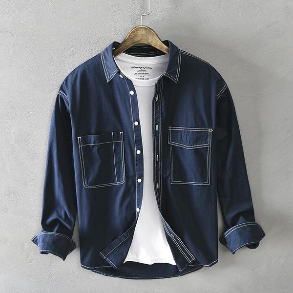 men's casual shirts pure cotton for men long sleeve design regular fit fashion stylish blouse, White;black
men's casual shirts pure cotton for men long sleeve design regular fit fashion stylish blouse, White;black