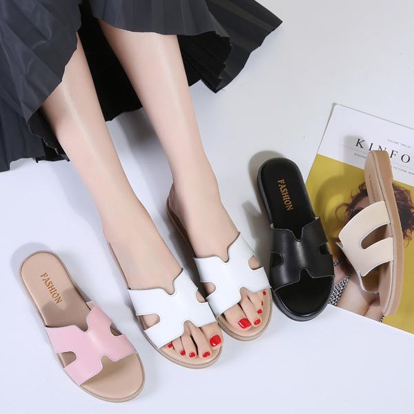 slippers weibate 2021 summer women's shoes leather outdoor flat non-slip sandals wild fashion beach, Black
slippers weibate 2021 summer women's shoes leather outdoor flat non-slip sandals wild fashion beach, Black
