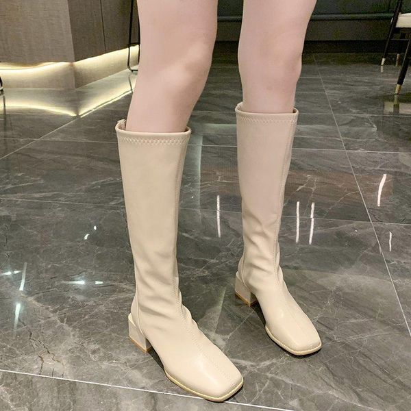 boots knee high heel women plush square toe long heels shoes winter warm thigh black beige
boots knee high heel women plush square toe long heels shoes winter warm thigh black beige