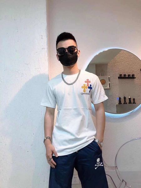 21ss fashion brand crosin sanskrit cross printed round neck half short sleeve t-shirt, White;black
21ss fashion brand crosin sanskrit cross printed round neck half short sleeve t-shirt, White;black