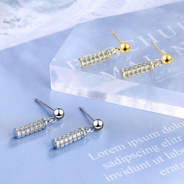 stud s925 silver earring pave cute cylinder for women gift lady girl fashion zircon jewelry, Golden;silver
stud s925 silver earring pave cute cylinder for women gift lady girl fashion zircon jewelry, Golden;silver