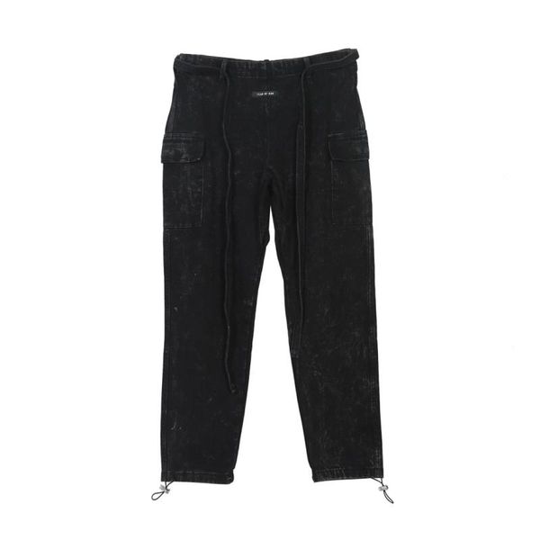 sport pants of god 19ss fog hip washed fashion street sweatpants casual trousers pants fitness jeans hop denim 6th skateboard fear blac kbqa, Black
sport pants of god 19ss fog hip washed fashion street sweatpants casual trousers pants fitness jeans hop denim 6th skateboard fear blac kbqa, Black
