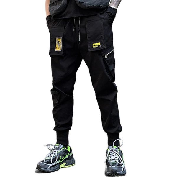 men's pants zipper pockets hip hop cargo sweatpants joggers trousers male fashion punk ankle-length pencil lightweight, Black
men's pants zipper pockets hip hop cargo sweatpants joggers trousers male fashion punk ankle-length pencil lightweight, Black