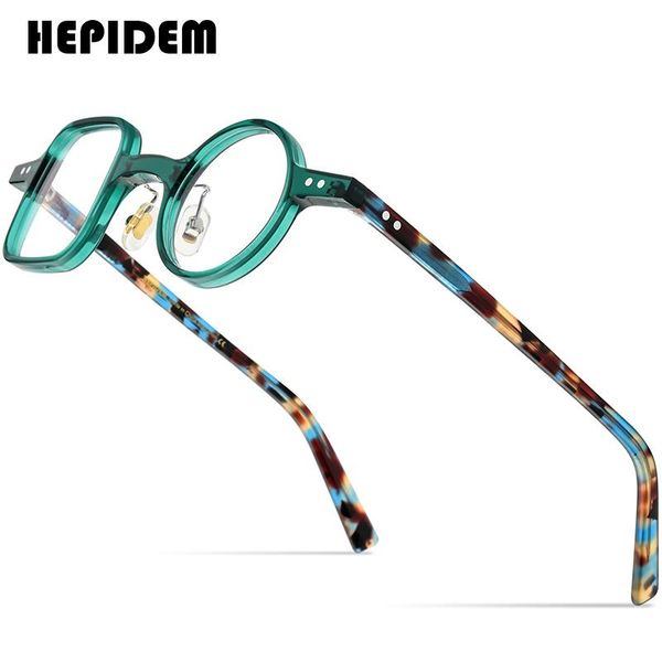 fashion sunglasses frames hepidem acetate glasses frame men 2021 retro vintage left square right round eyeglasses myopia optical spectacles, Black
fashion sunglasses frames hepidem acetate glasses frame men 2021 retro vintage left square right round eyeglasses myopia optical spectacles, Black