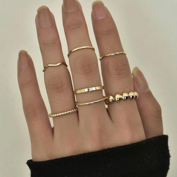 wedding rings indifference ins style ring set 8 pieces metal joint creative simple, Slivery;golden
wedding rings indifference ins style ring set 8 pieces metal joint creative simple, Slivery;golden