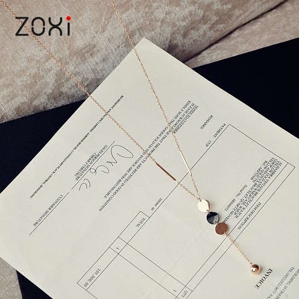 zoxi simple disc ball pendant necklace women's fashion net red korean version autumn and winter versatile atmosphere sweater chain leng, Silver
zoxi simple disc ball pendant necklace women's fashion net red korean version autumn and winter versatile atmosphere sweater chain leng, Silver