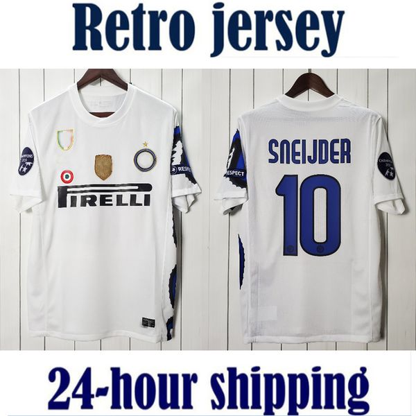 retro 2010 inter away sneljder football shirt milan camisetas de fútbol soccer jersey away white retro, Black;yellow
retro 2010 inter away sneljder football shirt milan camisetas de fútbol soccer jersey away white retro, Black;yellow