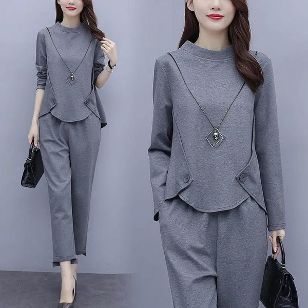 women's two piece pants autumn casual sports suits extra-large suit pullover nine point two-piece outfit ropa de deporte 5xl 100kg, White
women's two piece pants autumn casual sports suits extra-large suit pullover nine point two-piece outfit ropa de deporte 5xl 100kg, White