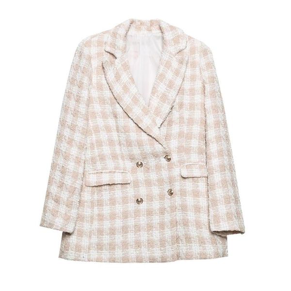 women's suits & blazers willshela women fashion texture plaid double breasted blazer vintage long sleeves notched neck office lady suit, White;black
women's suits & blazers willshela women fashion texture plaid double breasted blazer vintage long sleeves notched neck office lady suit, White;black