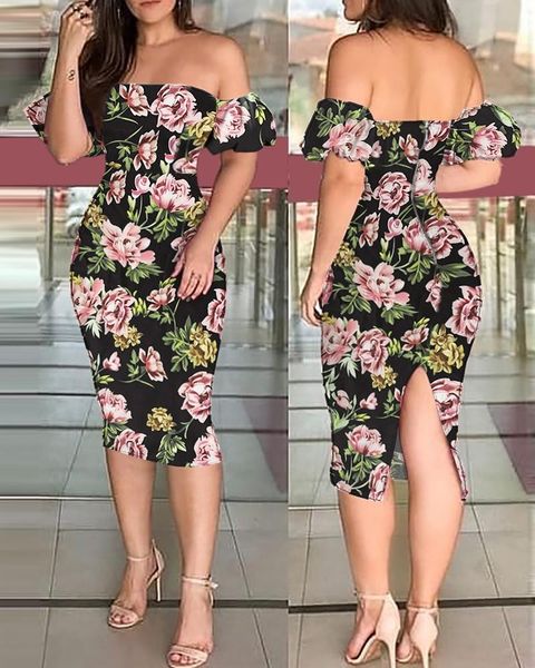 casual dresses fashion summer women's off shoulder floral print short sleeve dress female party travel, Black;gray
casual dresses fashion summer women's off shoulder floral print short sleeve dress female party travel, Black;gray