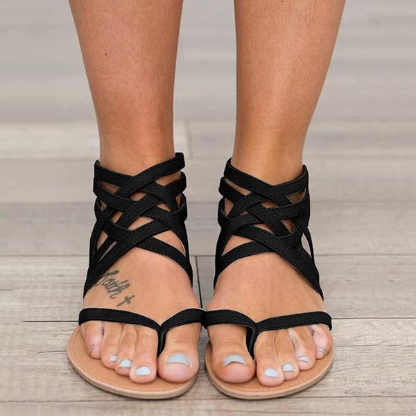 sandals women 2021 summer bohemian open-toe platform wedges strap roman wind straps toe flat shoes, Black
sandals women 2021 summer bohemian open-toe platform wedges strap roman wind straps toe flat shoes, Black