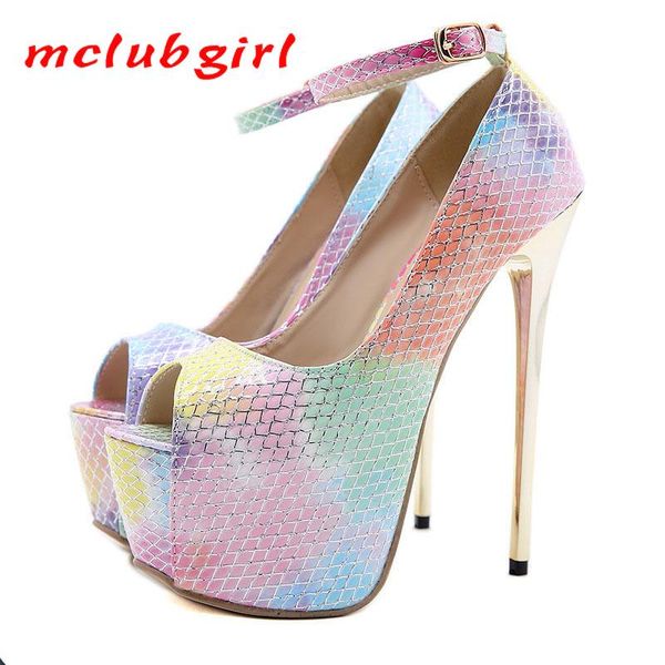mclubgirl 2021 summer color snake print fish mouth women's shoes super high platform large size high heel sandals zl, Black
mclubgirl 2021 summer color snake print fish mouth women's shoes super high platform large size high heel sandals zl, Black