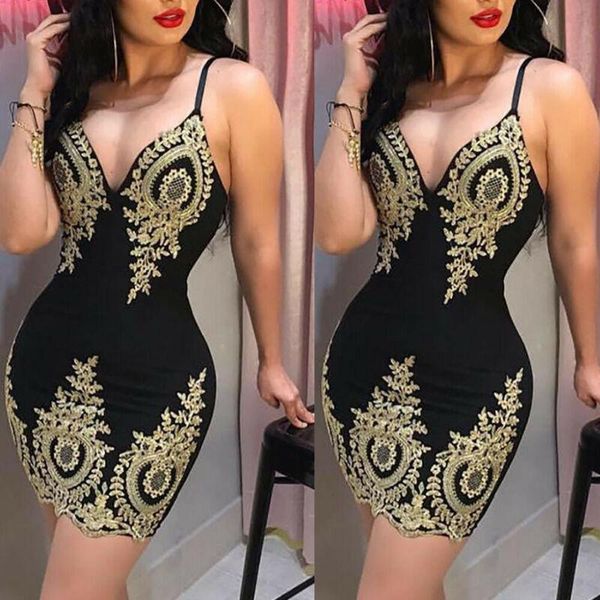 women's v neck print bodycon clubwear dress spaghetti strap party evening mini dresses black, Black;gray
women's v neck print bodycon clubwear dress spaghetti strap party evening mini dresses black, Black;gray