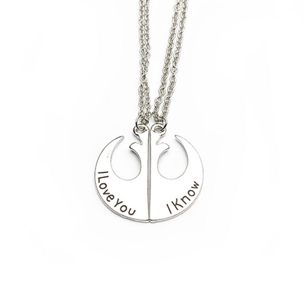 fashion classic jewlery love you i know charm pendant neckalce for lover's gifts, Silver
fashion classic jewlery love you i know charm pendant neckalce for lover's gifts, Silver