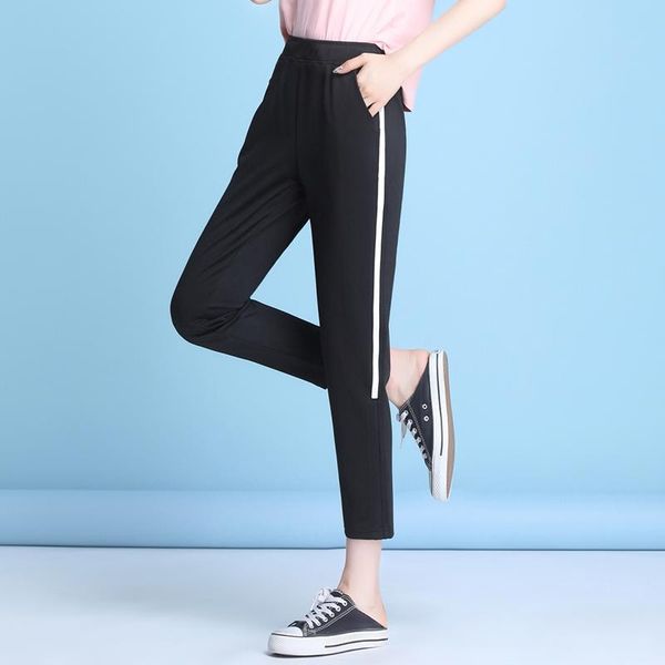 women's pants & capris harem women 2021 summer autumn casual ol elastic high waist slim work plus size 4xl trousers, Black;white
women's pants & capris harem women 2021 summer autumn casual ol elastic high waist slim work plus size 4xl trousers, Black;white