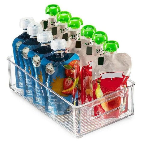 kitchen storage & organization 1pcs refrigerator organizer bins stackable fridge box with cutout handle clear plastic pantry rack suppl
kitchen storage & organization 1pcs refrigerator organizer bins stackable fridge box with cutout handle clear plastic pantry rack suppl
